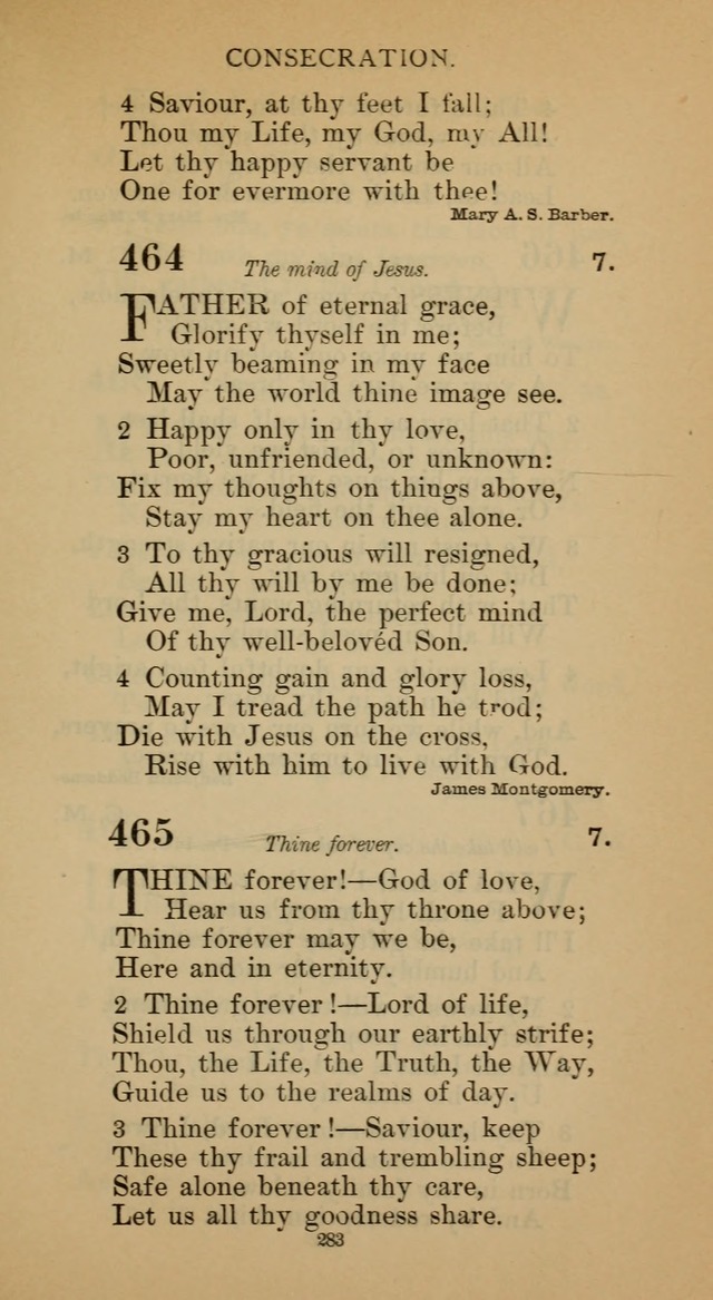 Hymnal of the Methodist Episcopal Church page 283
