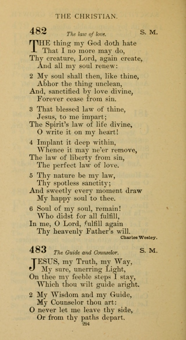 Hymnal of the Methodist Episcopal Church page 294