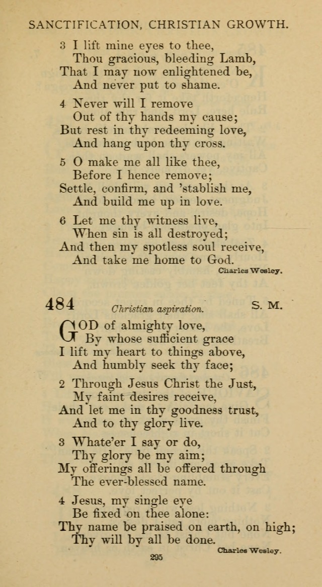Hymnal of the Methodist Episcopal Church page 295