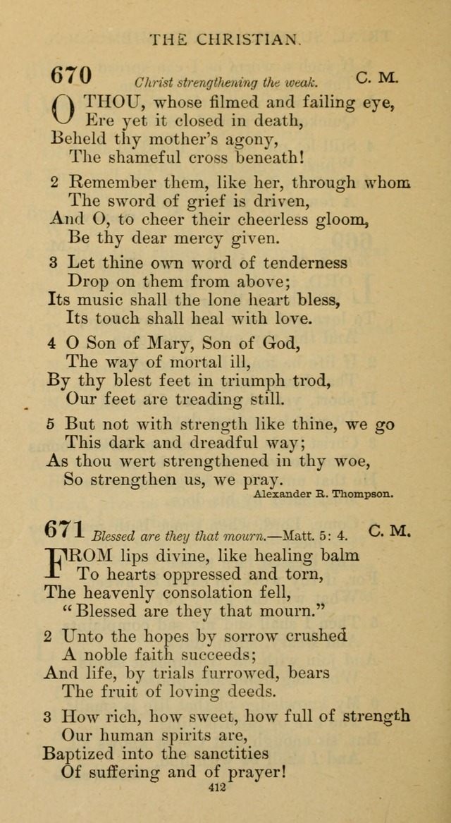 Hymnal of the Methodist Episcopal Church page 412