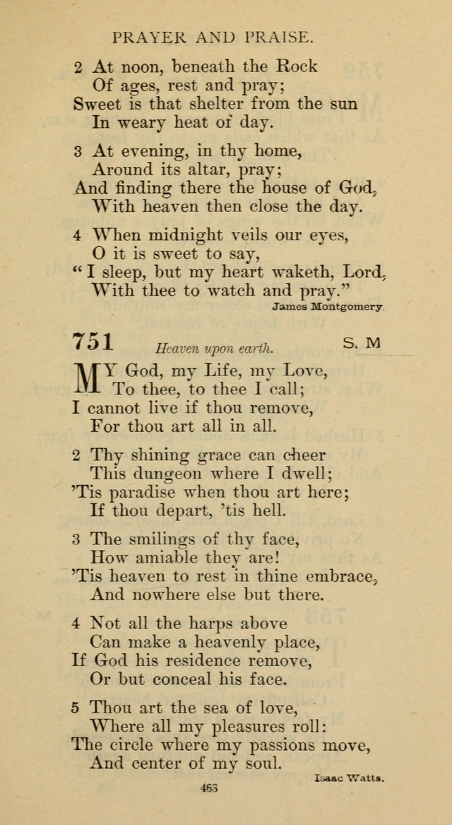 Hymnal of the Methodist Episcopal Church page 463