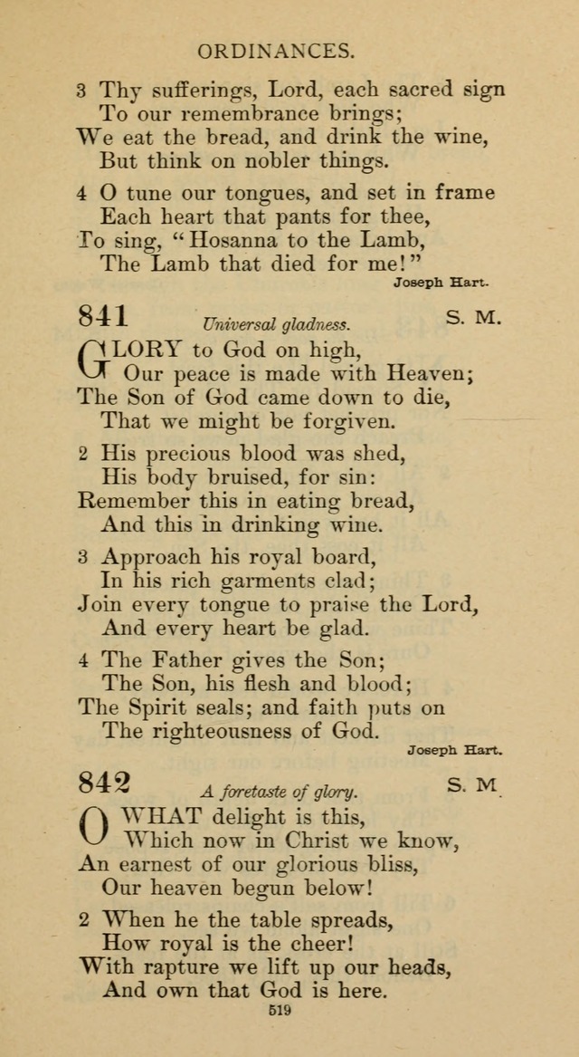 Hymnal of the Methodist Episcopal Church page 519