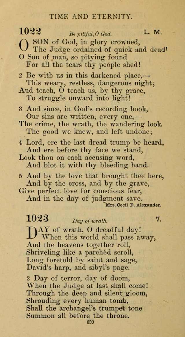 Hymnal of the Methodist Episcopal Church page 630