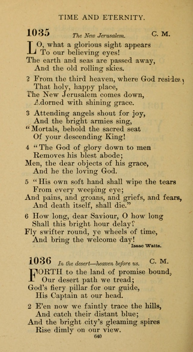 Hymnal of the Methodist Episcopal Church page 640