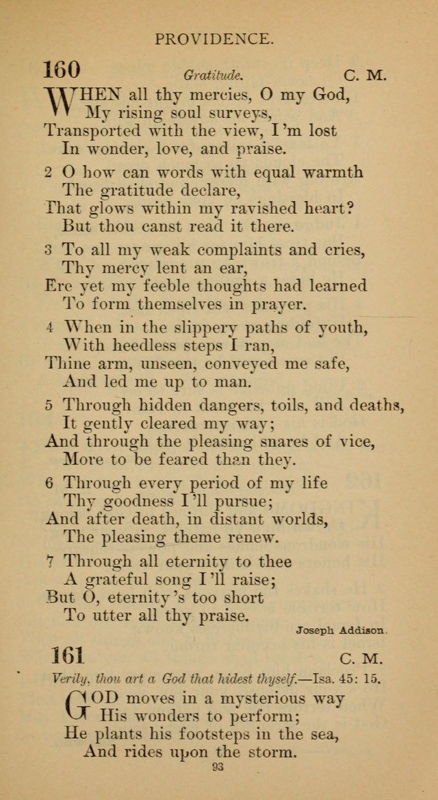 Hymnal of the Methodist Episcopal Church page 93
