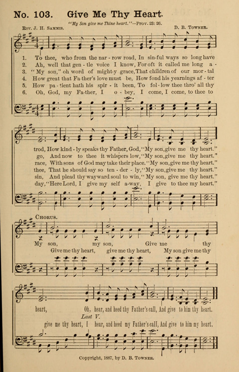 Hymns New and Old: for use in Gospel meetings and other religious services page 103