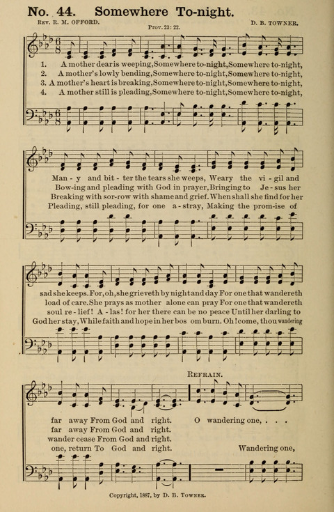 Hymns New and Old: for use in Gospel meetings and other religious services page 44