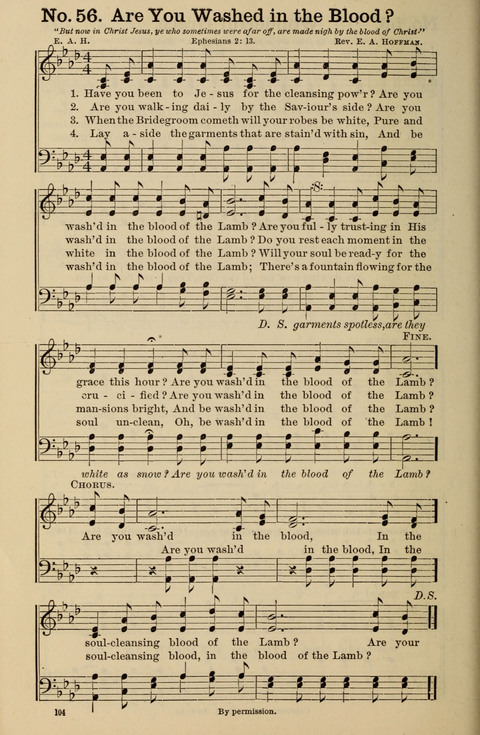 Hymns New and Old: for use in Gospel meetings and other religious services page 56