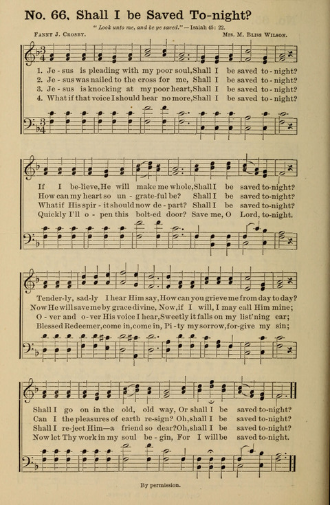 Hymns New and Old: for use in Gospel meetings and other religious services page 66