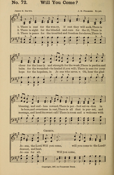 Hymns New and Old: for use in Gospel meetings and other religious services page 72