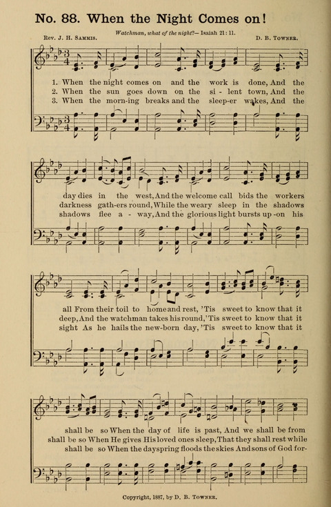 Hymns New and Old: for use in Gospel meetings and other religious services page 88