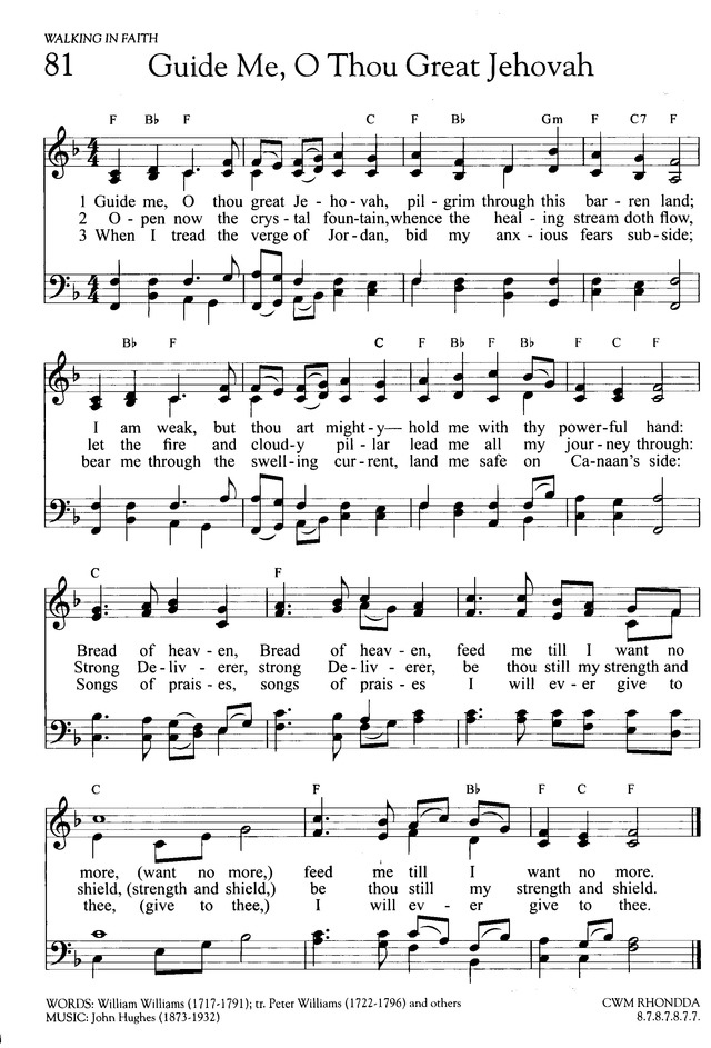 Hymns of Promise: a large print songbook page 100