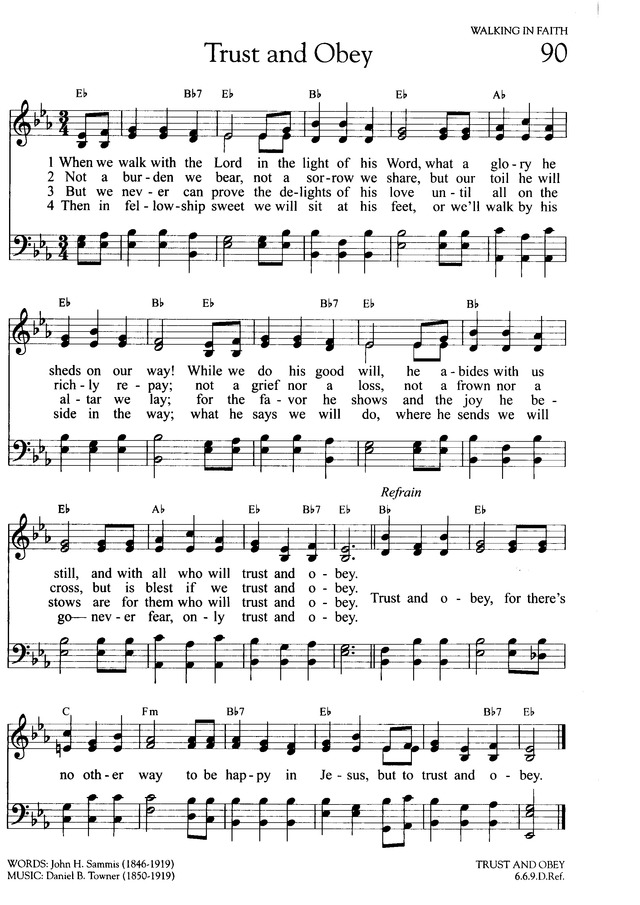 Hymns of Promise: a large print songbook page 111