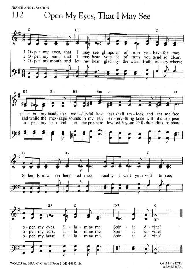 Hymns of Promise: a large print songbook page 138