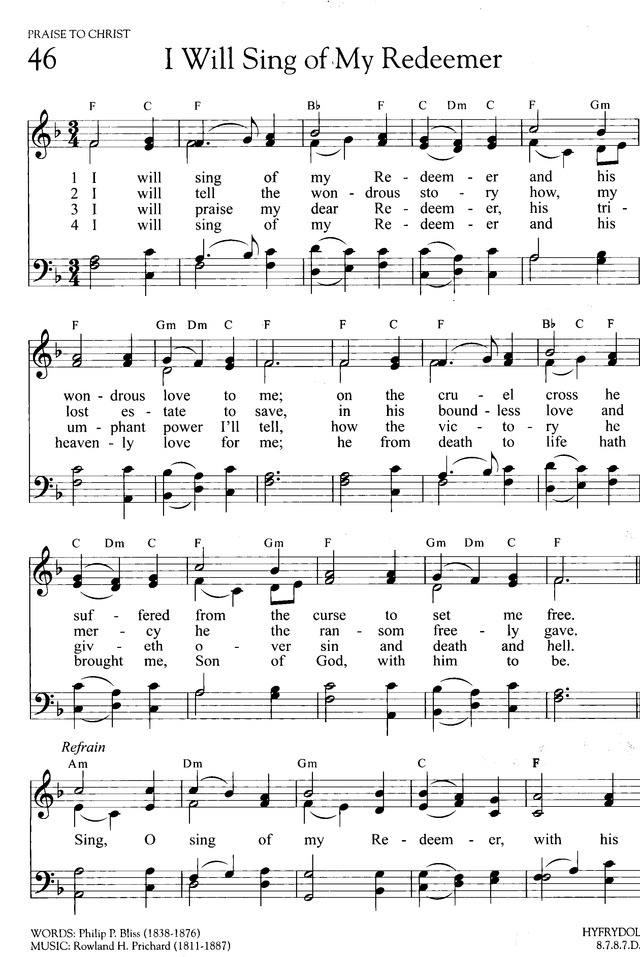 Hymns of Promise: a large print songbook page 52