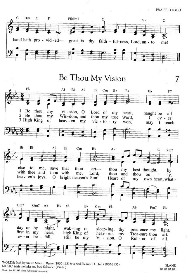 Hymns of Promise: a large print songbook page 7
