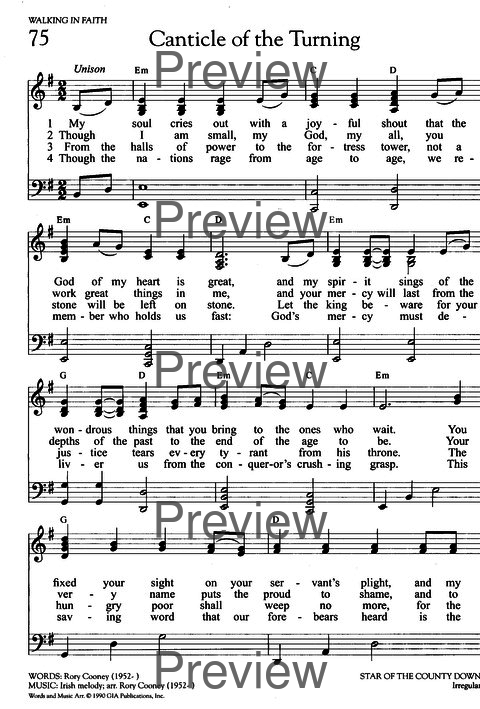 Hymns of Promise: a large print songbook page 92