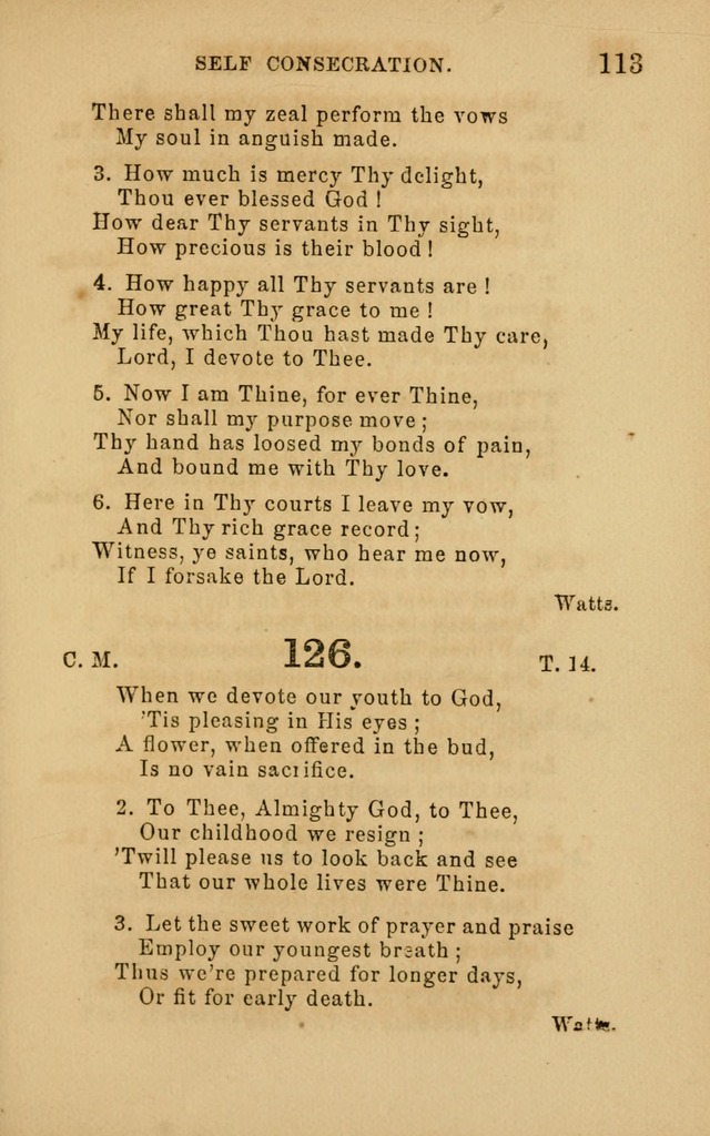 Hymns and Offices of Worship: for use in schools: with an appendix of tunes page 113