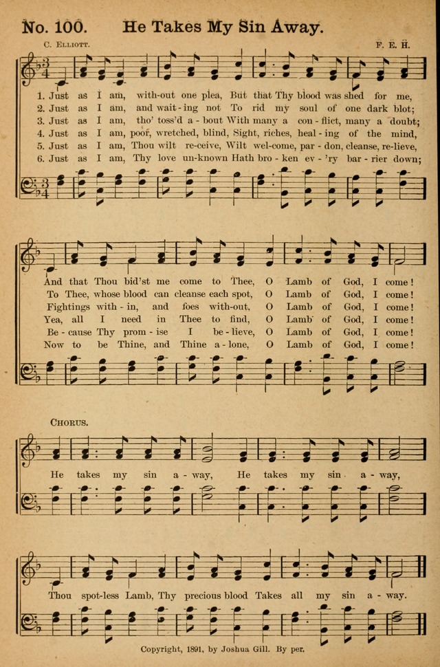 Honey Out of the Rock: a compilation of sacred songs and hymns for use in gospel meetings and other religious services page 107