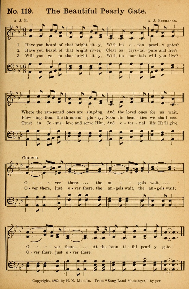 Honey Out of the Rock: a compilation of sacred songs and hymns for use in gospel meetings and other religious services page 128