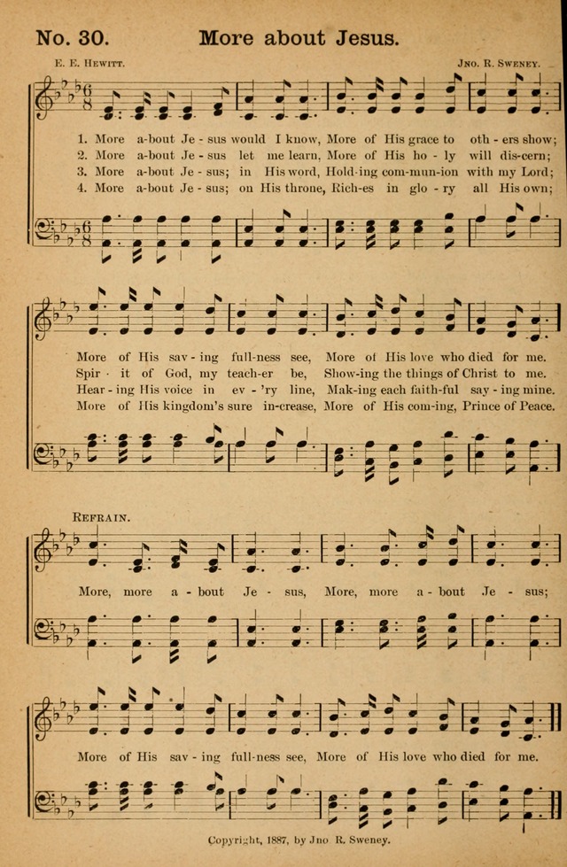 Honey Out of the Rock: a compilation of sacred songs and hymns for use in gospel meetings and other religious services page 37