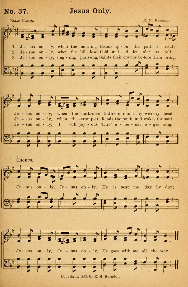 Honey Out of the Rock: a compilation of sacred songs and hymns for use in gospel meetings and other religious services page 44
