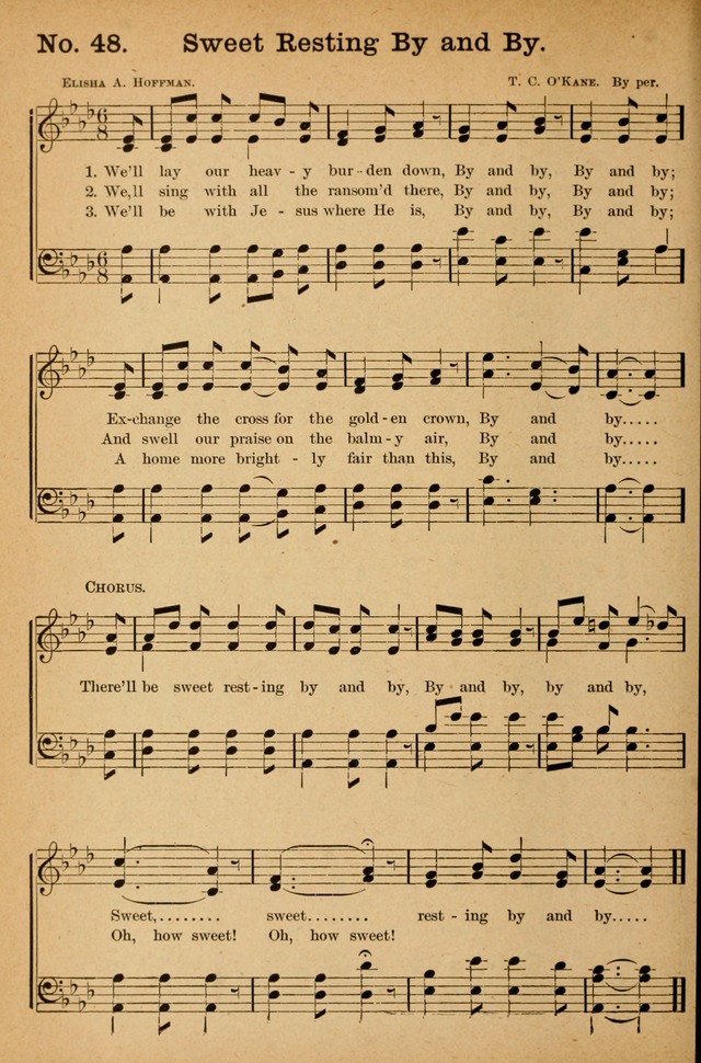 Honey Out of the Rock: a compilation of sacred songs and hymns for use in gospel meetings and other religious services page 55