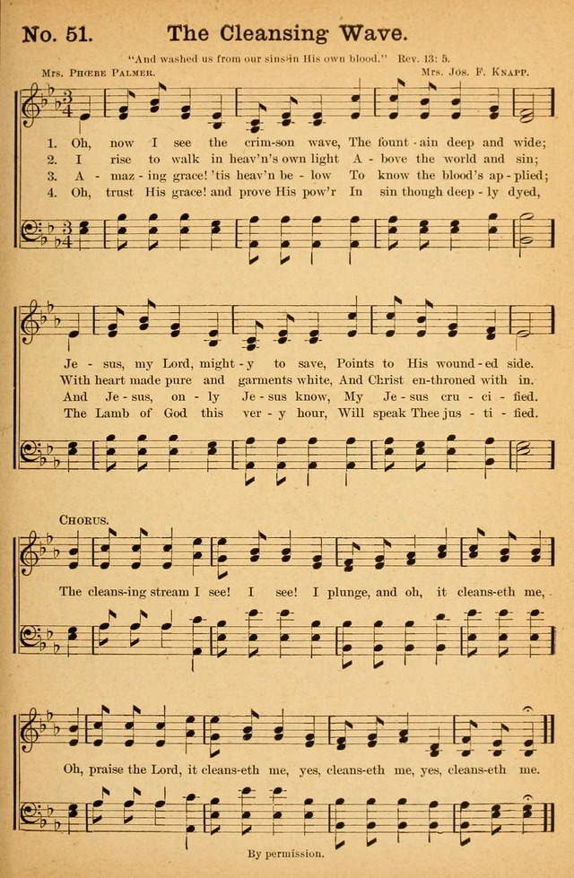 Honey Out of the Rock: a compilation of sacred songs and hymns for use in gospel meetings and other religious services page 58