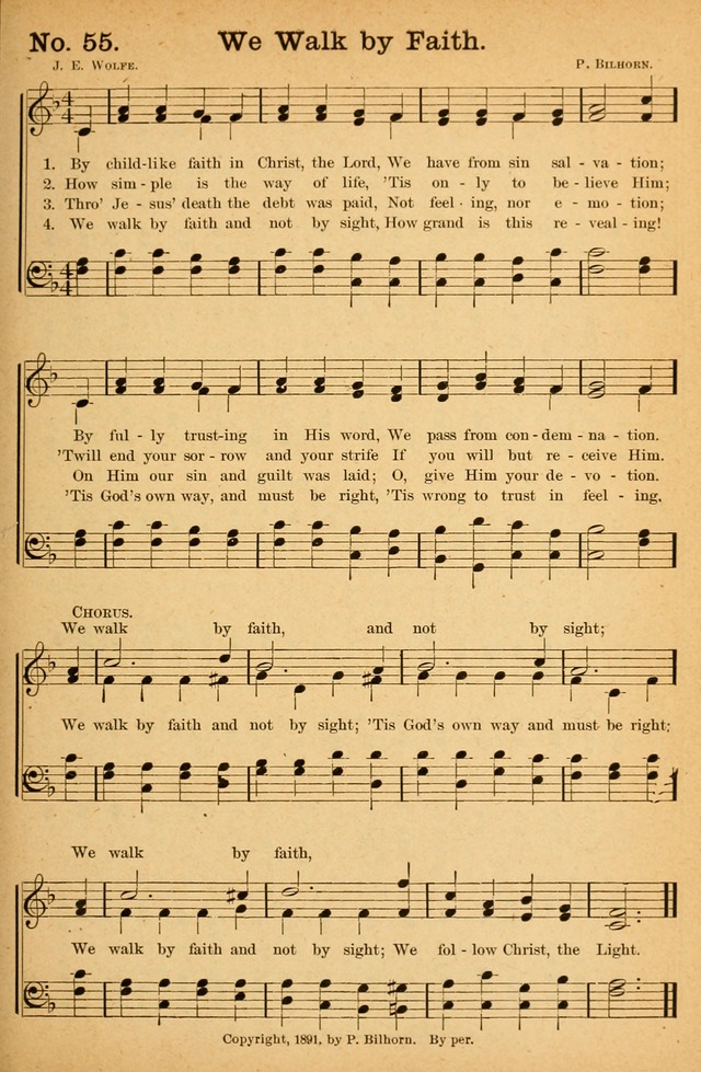 Honey Out of the Rock: a compilation of sacred songs and hymns for use in gospel meetings and other religious services page 62