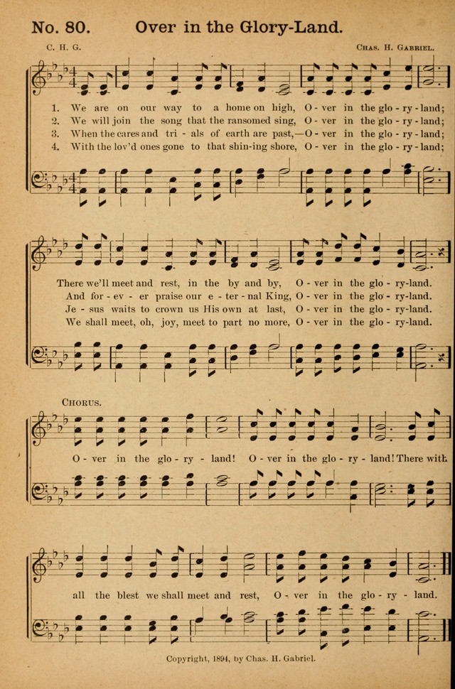 Honey Out of the Rock: a compilation of sacred songs and hymns for use in gospel meetings and other religious services page 87