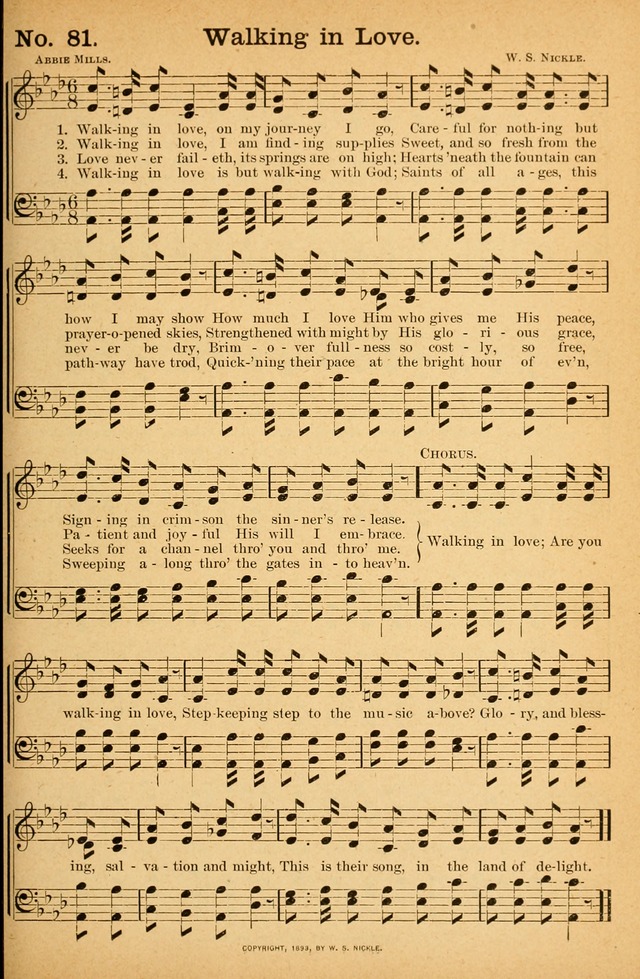 Honey Out of the Rock: a compilation of sacred songs and hymns for use in gospel meetings and other religious services page 88