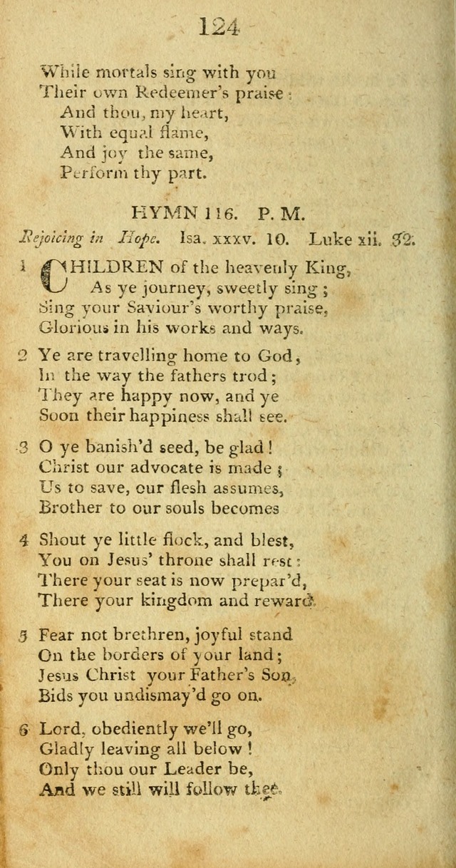 Hymns, Original and  Selected, for the Use of Christians. (5th ed. corr.) page 128