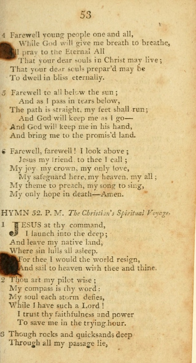 Hymns, Original and  Selected, for the Use of Christians. (5th ed. corr.) page 53