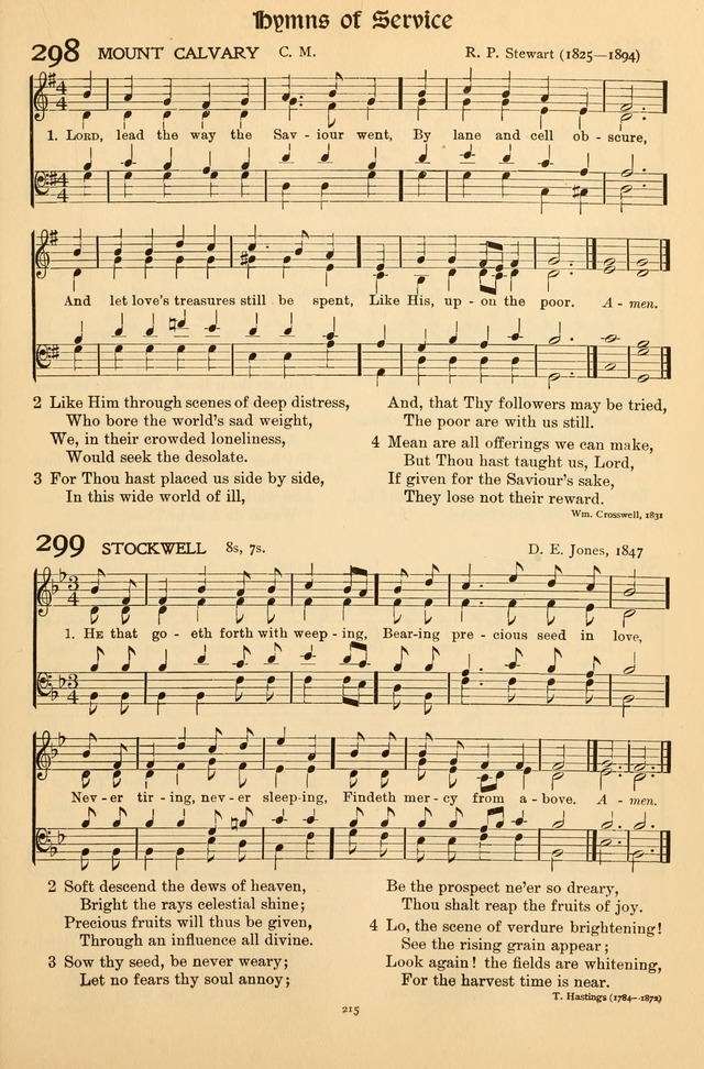 Hymns of Worship and Service (Chapel Ed., 4th ed.) page 219