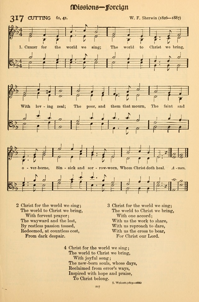 Hymns of Worship and Service (Chapel Ed., 4th ed.) page 231