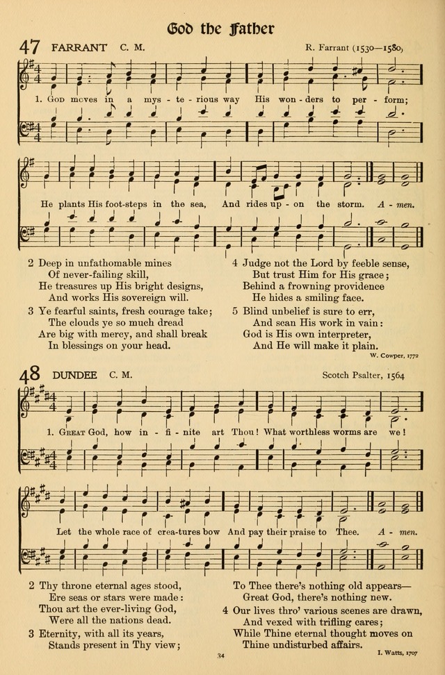 Hymns of Worship and Service (Chapel Ed., 4th ed.) page 36