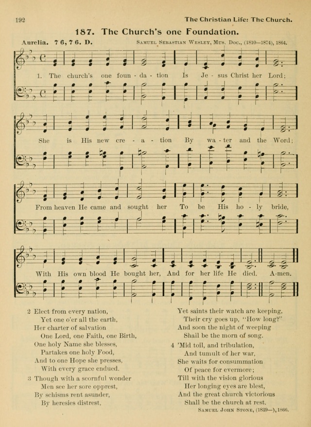 Hymnal and Order of Service: for churches and Sunday-schools page 192