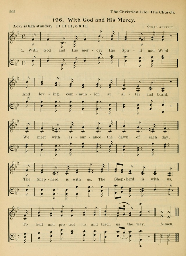 Hymnal and Order of Service: for churches and Sunday-schools page 202