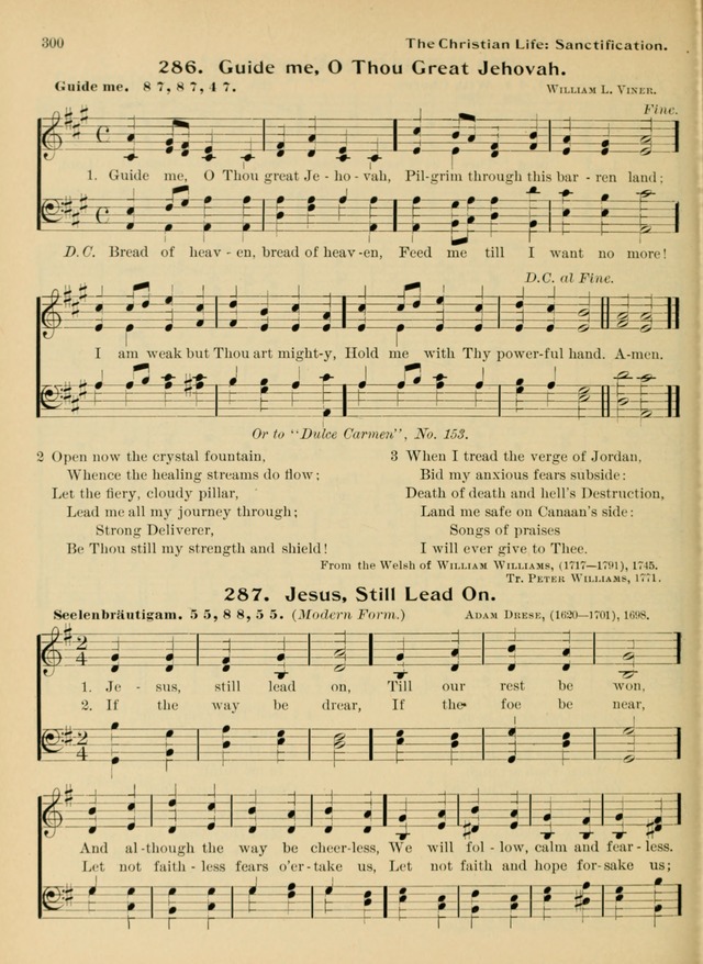 Hymnal and Order of Service: for churches and Sunday-schools page 300