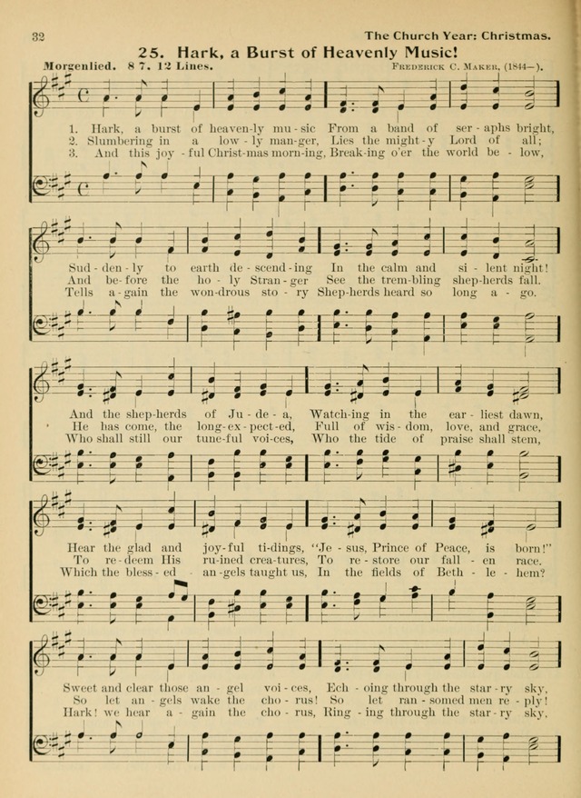Hymnal and Order of Service: for churches and Sunday-schools page 32