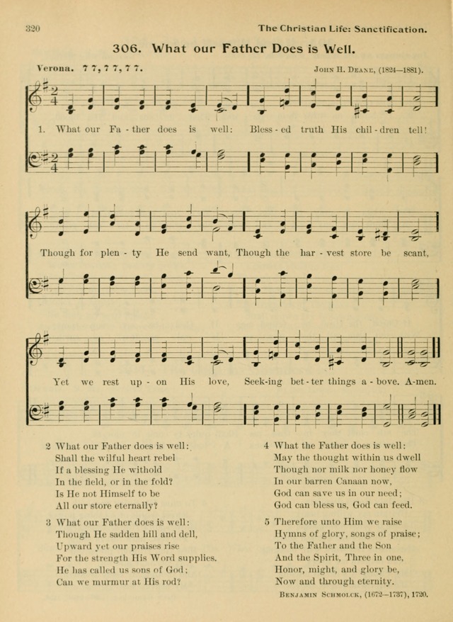 Hymnal and Order of Service: for churches and Sunday-schools page 320