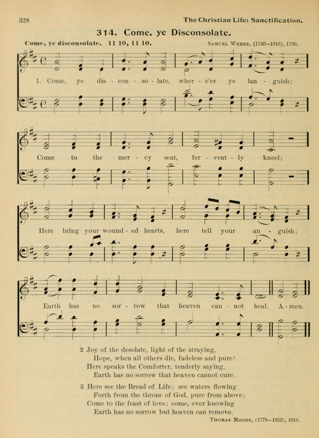 Hymnal and Order of Service: for churches and Sunday-schools page 328