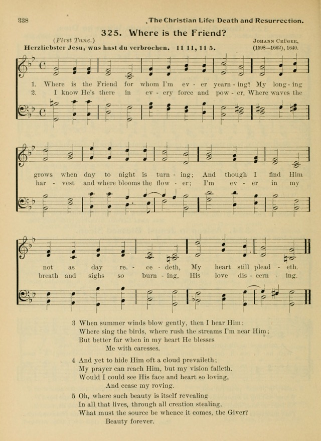 Hymnal and Order of Service: for churches and Sunday-schools page 338