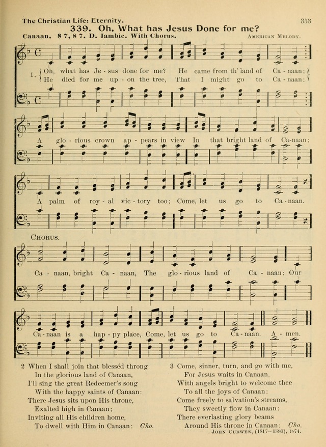 Hymnal and Order of Service: for churches and Sunday-schools page 353