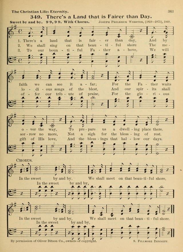 Hymnal and Order of Service: for churches and Sunday-schools page 363