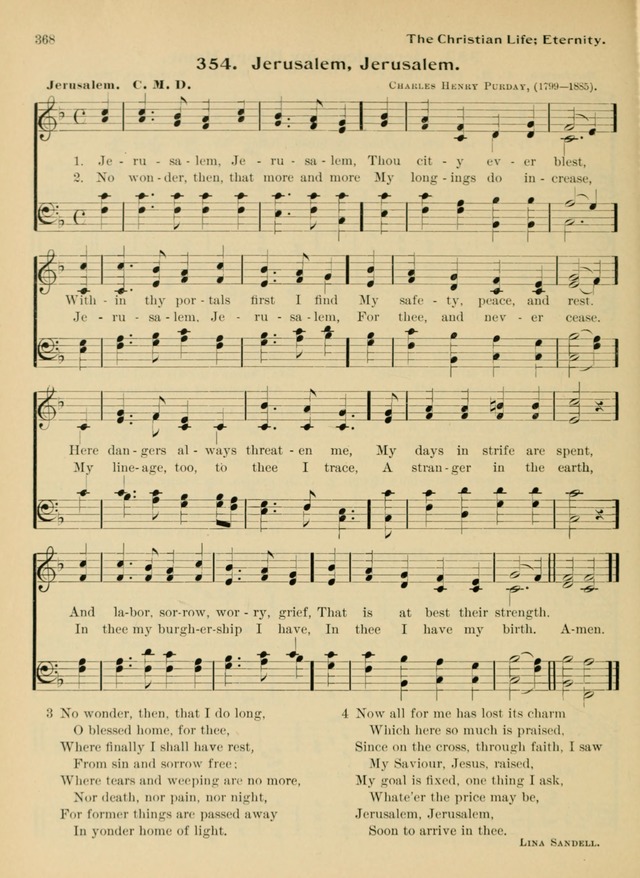 Hymnal and Order of Service: for churches and Sunday-schools page 368