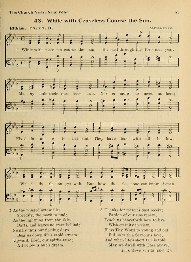 Hymnal and Order of Service: for churches and Sunday-schools page 51