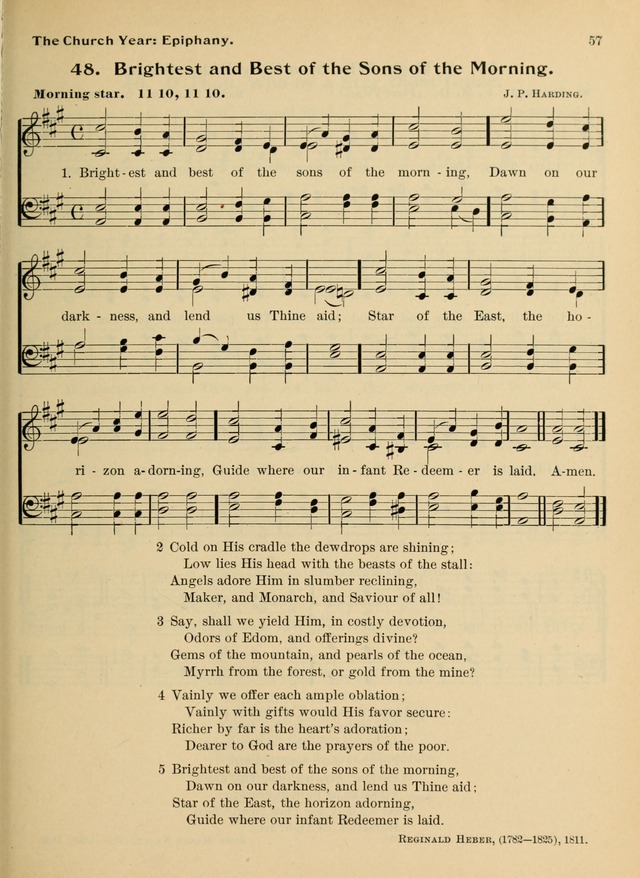 Hymnal and Order of Service: for churches and Sunday-schools page 57