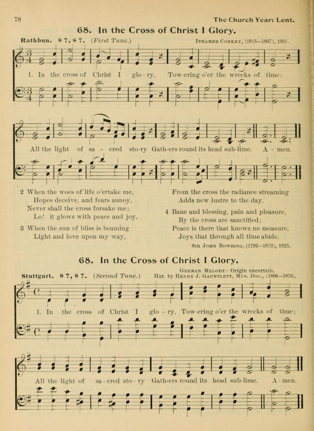 Hymnal and Order of Service: for churches and Sunday-schools page 78