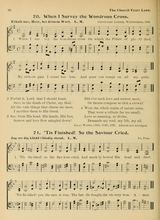 Hymnal and Order of Service: for churches and Sunday-schools page 80
